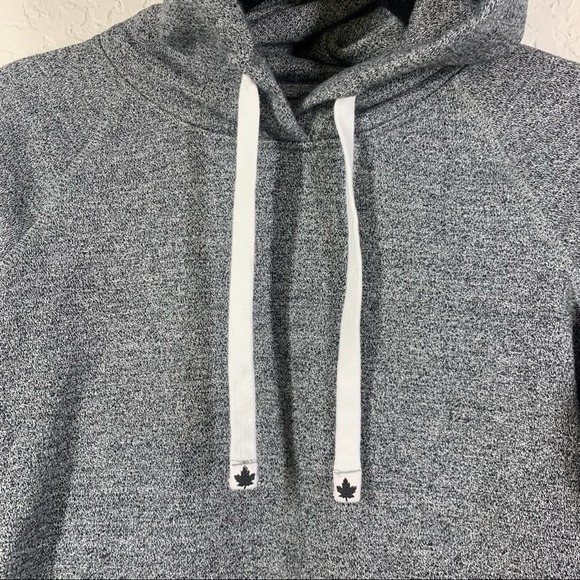 CANADIANA‎ Gray Melange Canada Pull-Over Hoodie - Picture 2 of 11